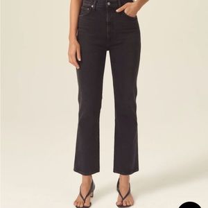 AGOLDE Pinch Waist High Rise Kick 29 Black